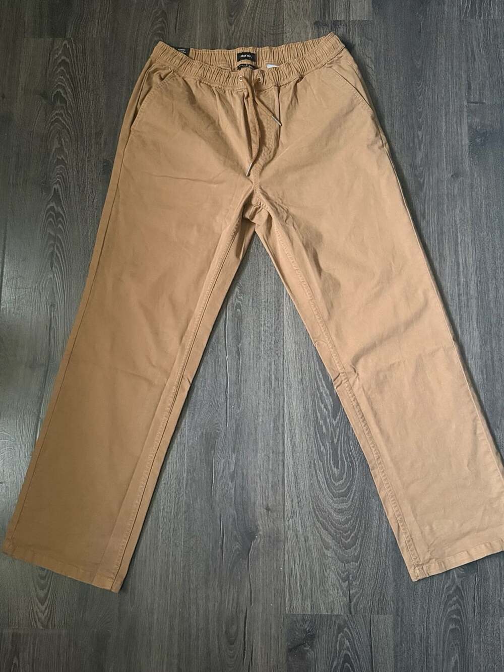Brixton Broadway Elastic Waist Relaxed Pant Size M Washed Copper